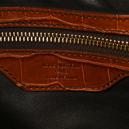 Louis Vuitton Monogram Alligator Trim Mahina XL 6 of 8