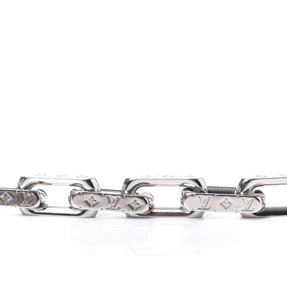 Louis Vuitton Monogram Chain Bracelet L Silver 5 of 6