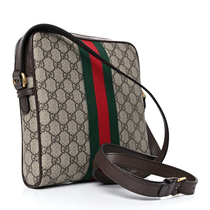 Gucci GG Supreme Monogram Web Small Ophidia Messenger Bag Brown 3 of 10