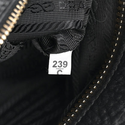 Prada Vitello Daino Bauletto Black 7 of 12