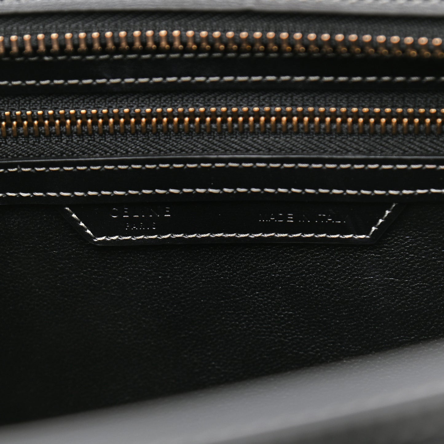 Glazed Calfskin Micro Tri-Color Luggage Dark Blue