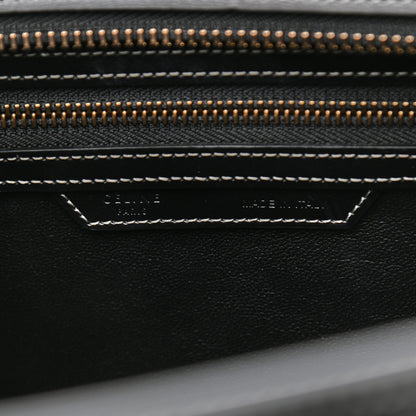 Celine Glazed Calfskin Micro Tri-Color Luggage Dark Blue 6 of 10