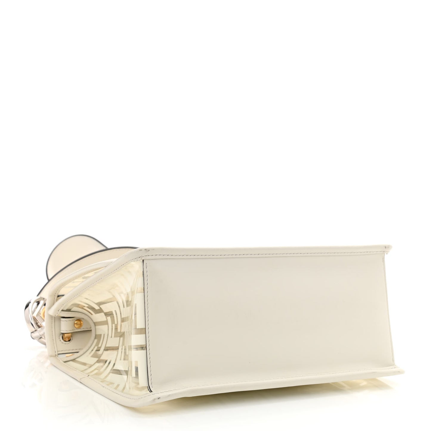 TPU FF Vitello Century F is Fendi Kan I Shoulder Bag White