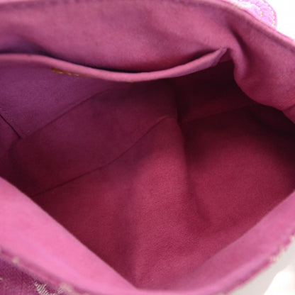 Louis Vuitton Monogram Denim Mini Pleaty Fuchsia 6 of 8