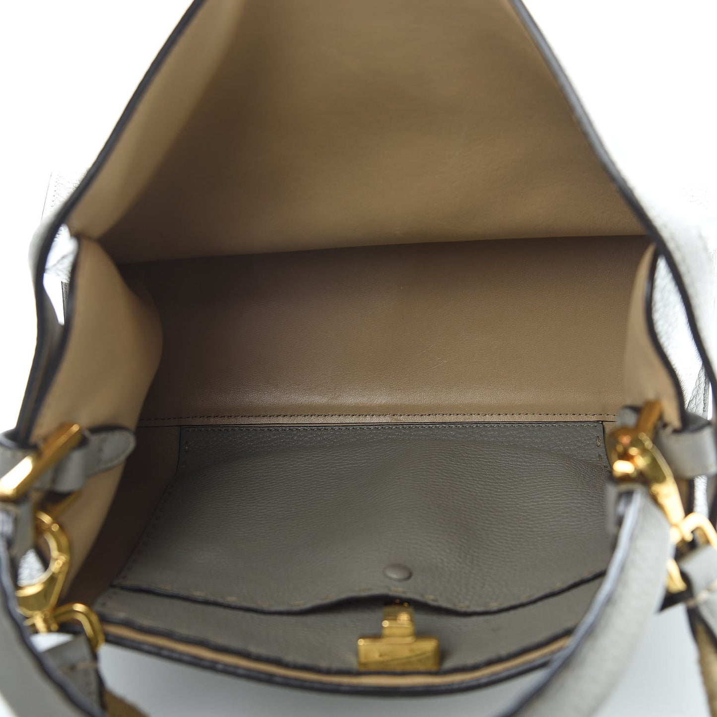 Cuoio Romano Selleria Medium Peekaboo X-Lite Tortora