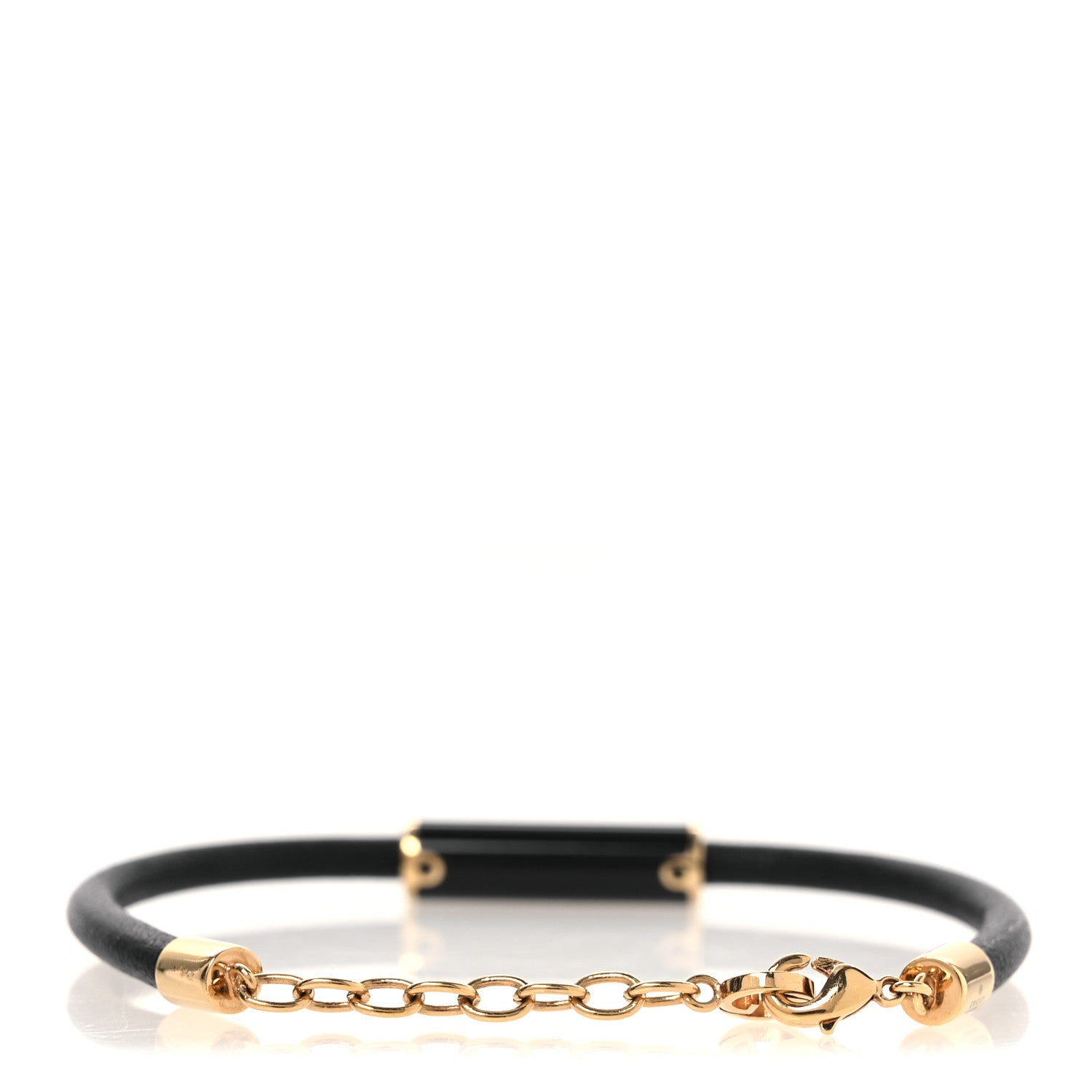 Gucci Enamel Logo Bracelet Black 3 of 5