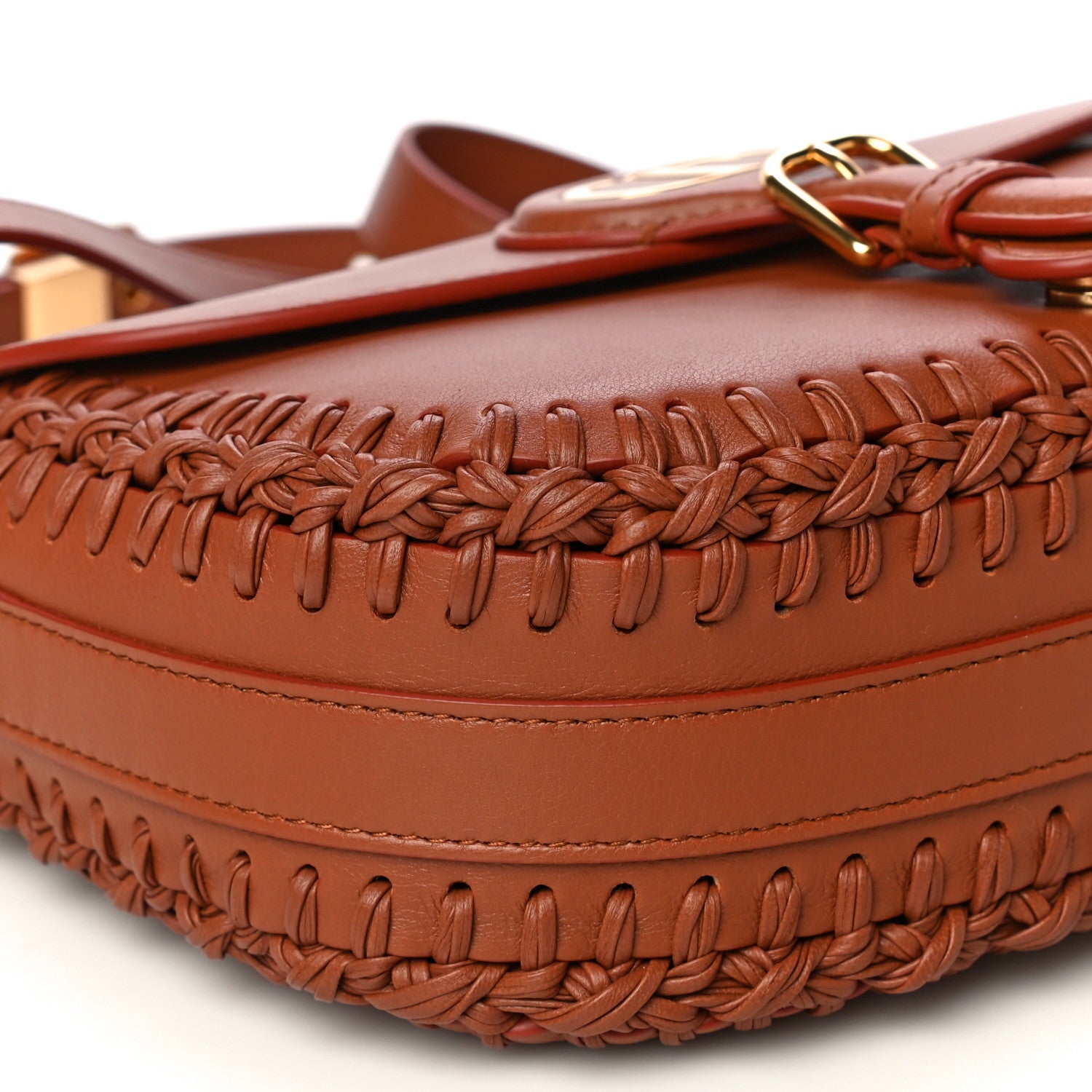 Christian Dior Grained Calfskin Medium Whipstitched Bobby Bag Dark Tan 8 of 25
