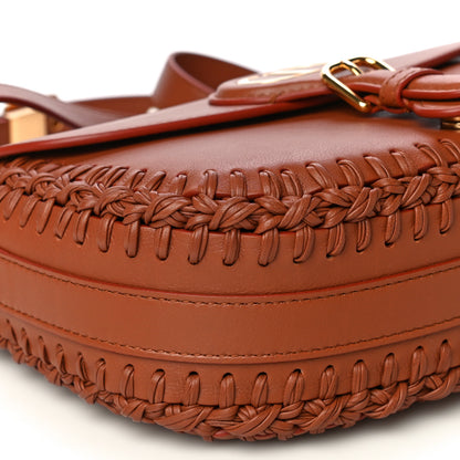 Christian Dior Grained Calfskin Medium Whipstitched Bobby Bag Dark Tan 8 of 25