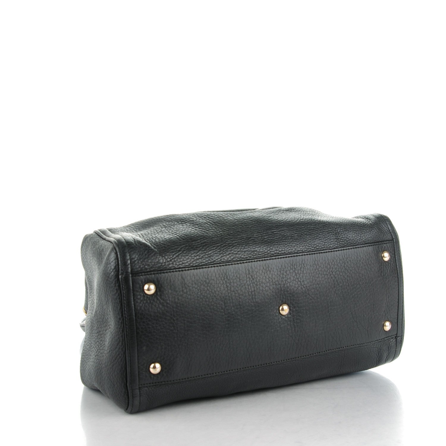 Gucci Pebbled Calfskin Medium Soho Shoulder Bag Black 4 of 9