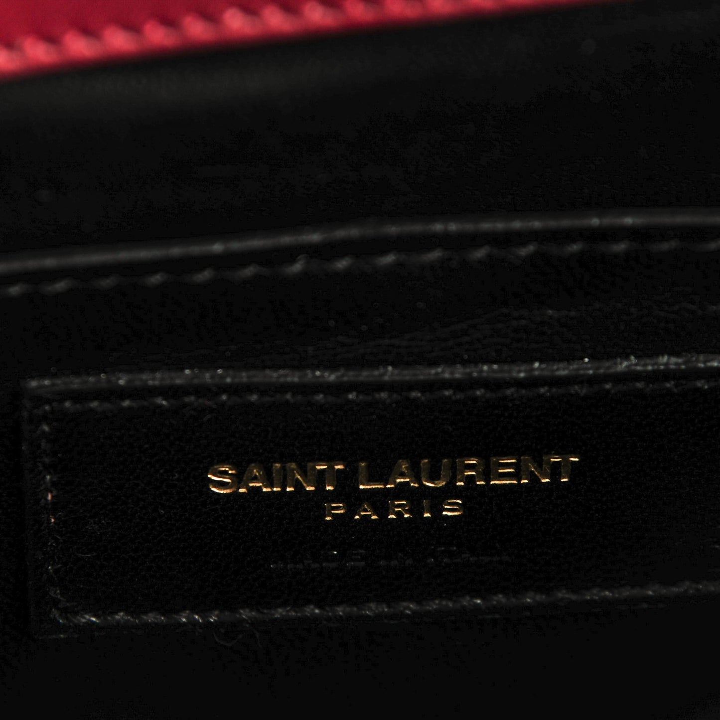 Lambskin Matelasse Chevron Small Monogram Satchel Oxblood