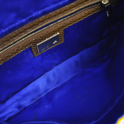 Fendi Python Crochet Beaded Baguette 6 of 12