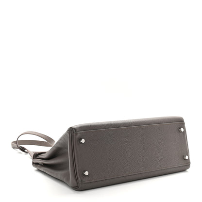 Hermes Togo Kelly Retourne 32 Etain 3 of 9