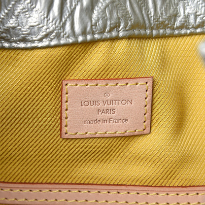 Louis Vuitton Jacquard Quilted Monogram Limelight Clutch GM Perle 6 of 7
