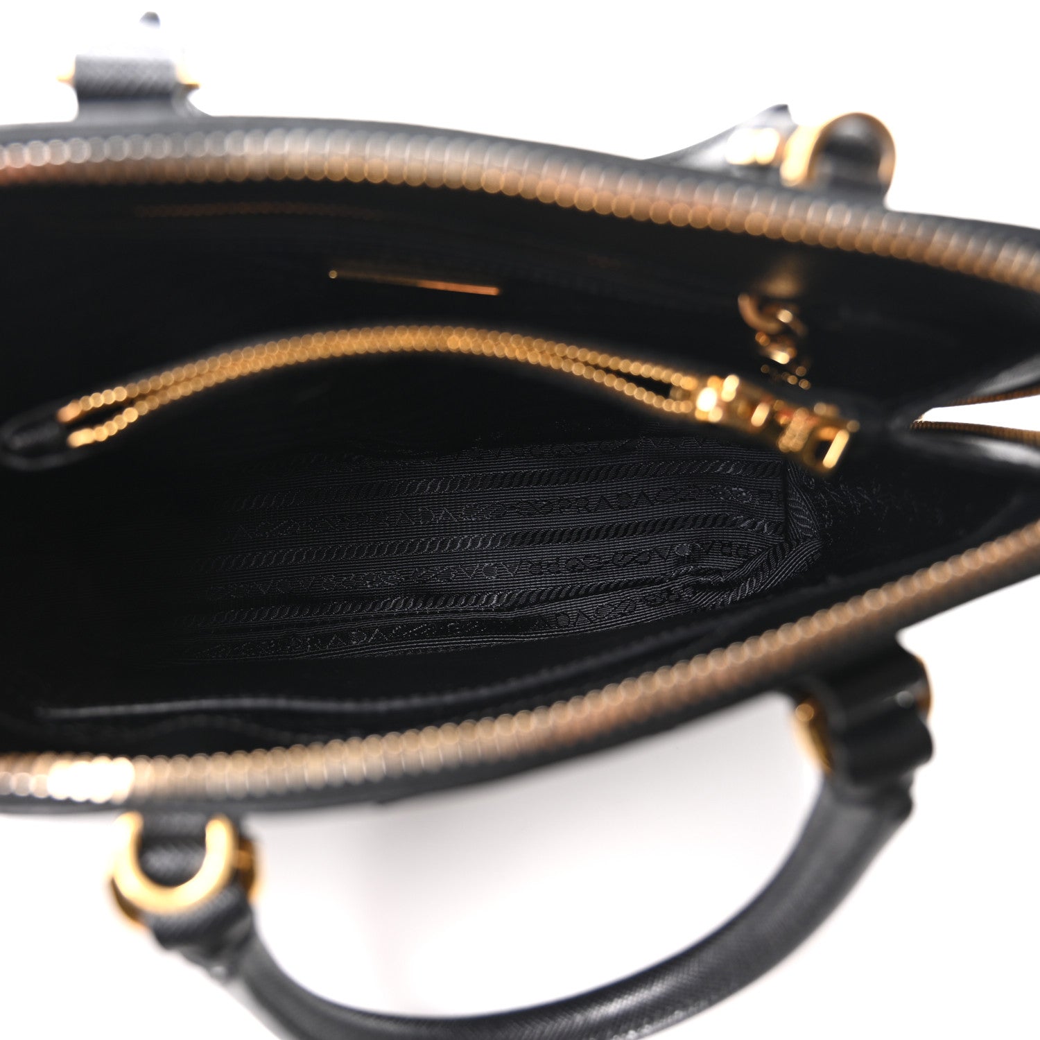 Prada Saffiano Lux Small Promenade Tote Black 5 of 10
