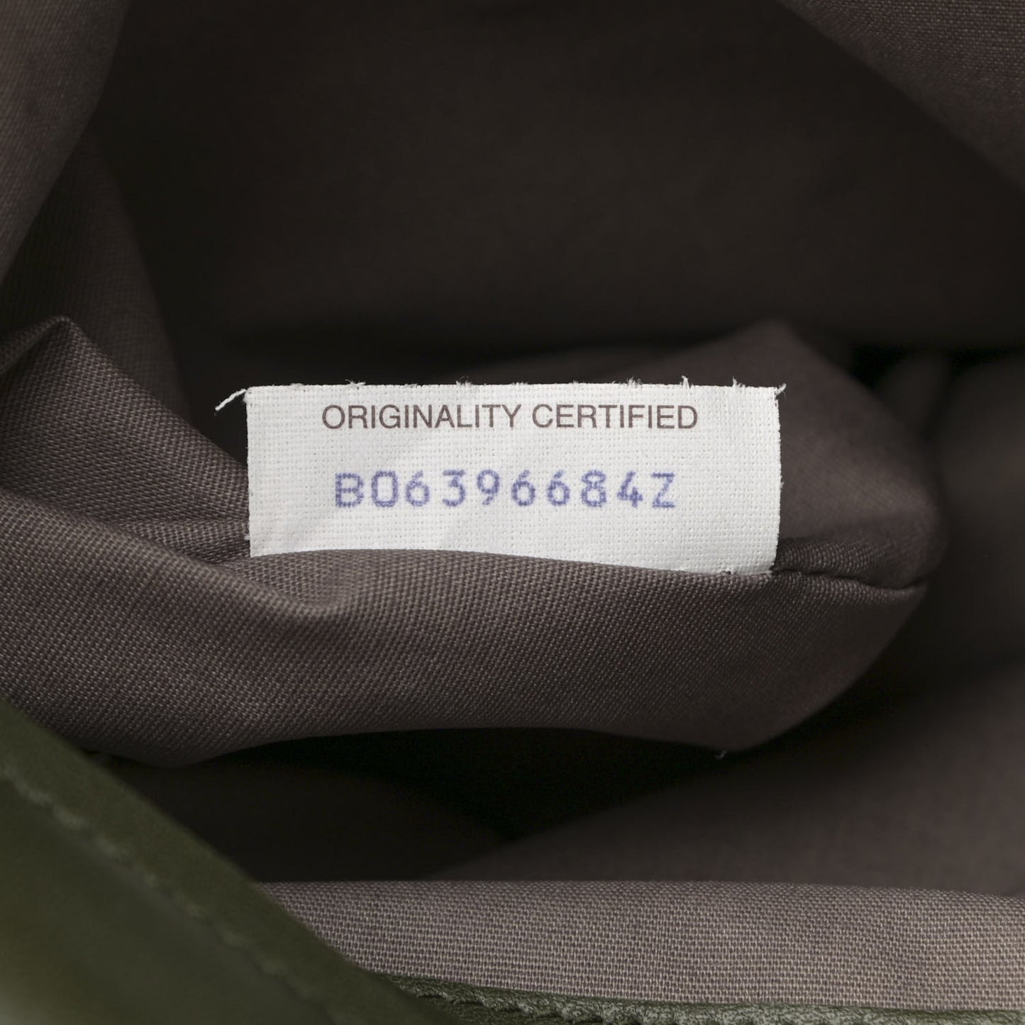 Nappa Intrecciato Tote Green