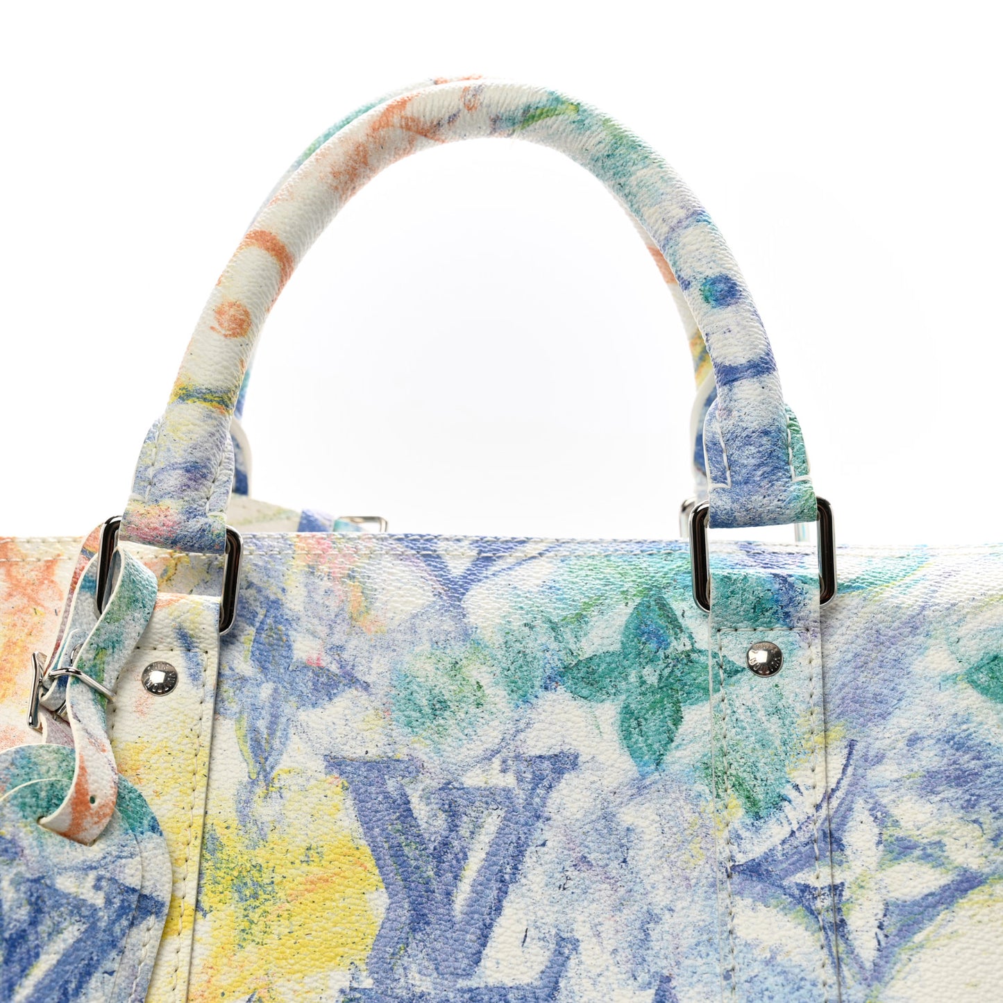 Monogram Pastel Colors Keepall Bandouliere 50 Multicolor