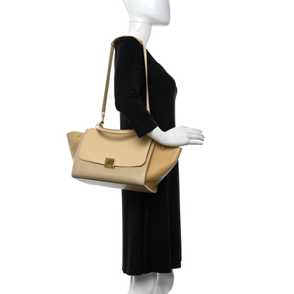 Celine Smooth Calfskin Small Trapeze Butter 2 of 11