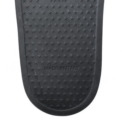 Givenchy Rubber Logo Pool Slide Sandals 37 Black 7 of 9