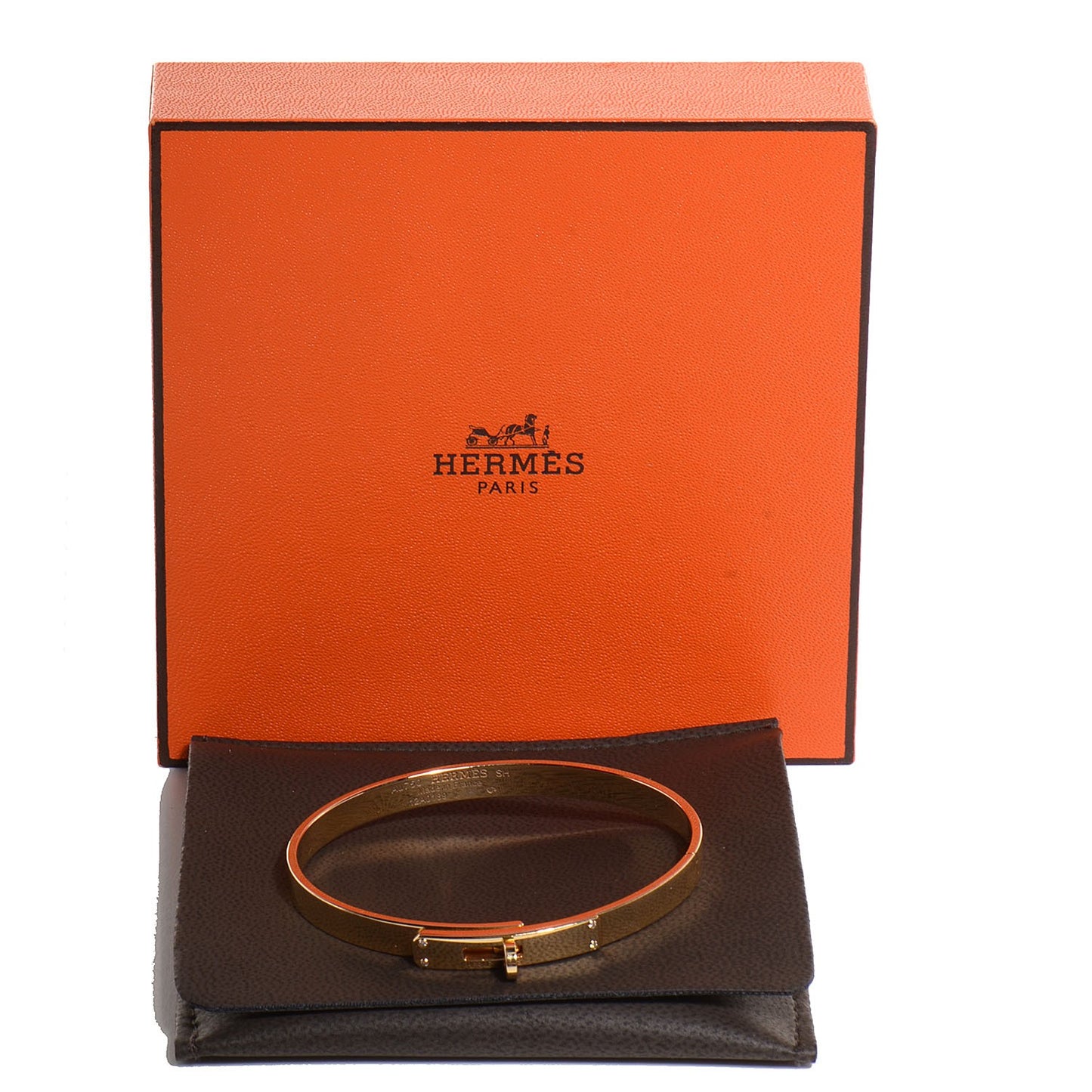 18K Yellow Gold Kelly PM Bangle Small