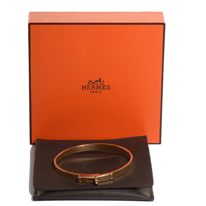 Hermes 18K Yellow Gold Kelly PM Bangle Small 4 of 4
