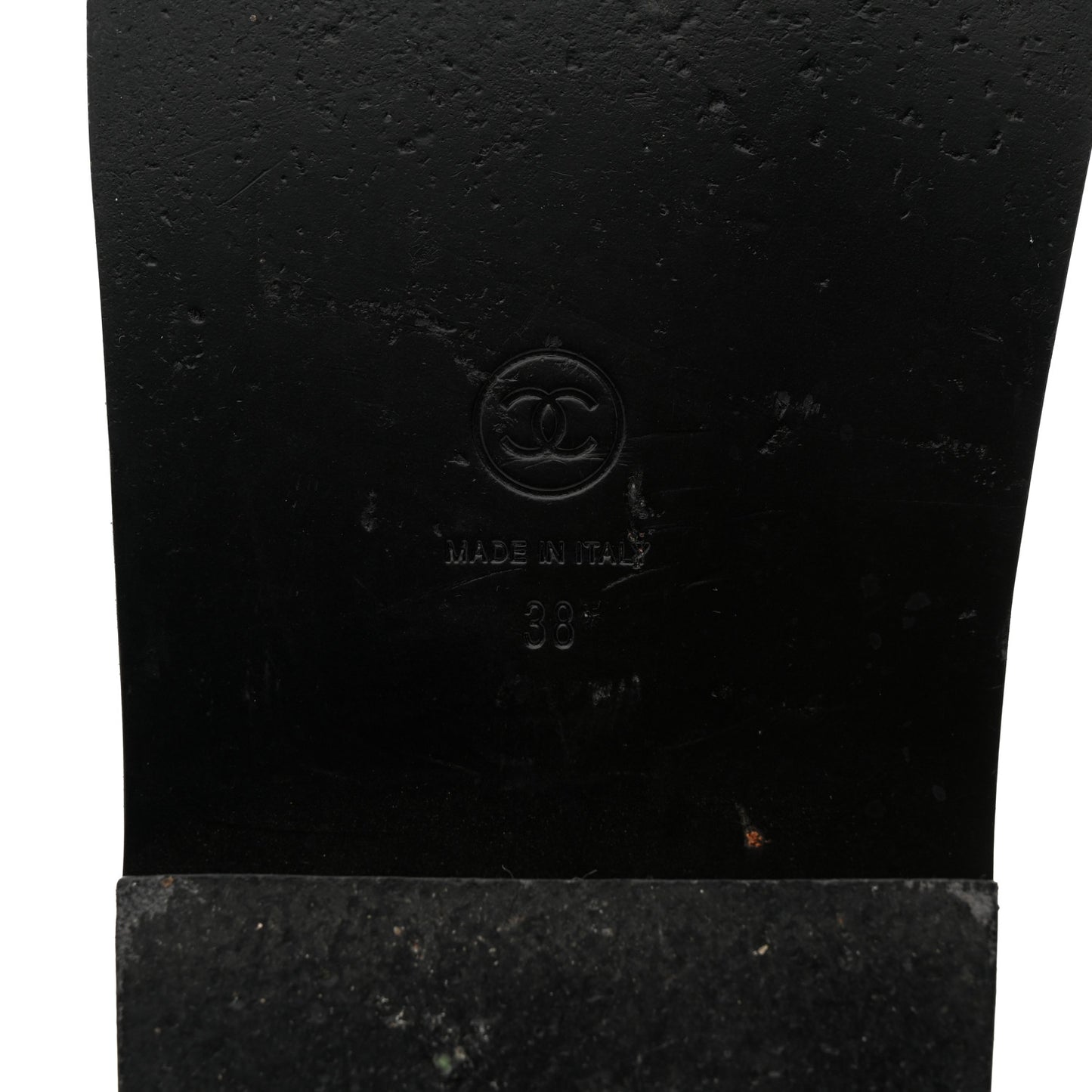Lambskin Velcro Dad Sandals 38 Black