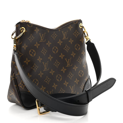 Louis Vuitton Monogram Odeon PM Black 3 of 8
