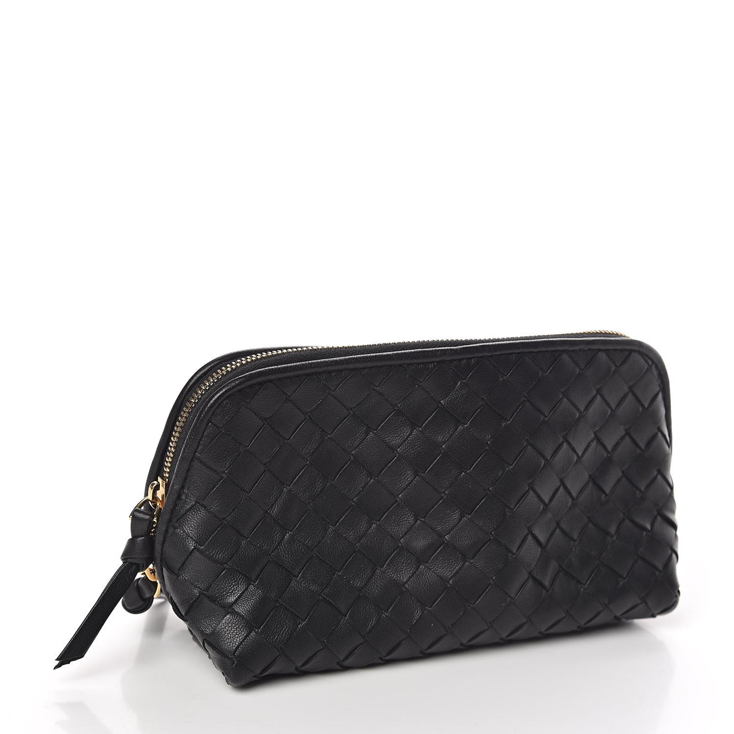 Nappa Intrecciato Cosmetic Case Black