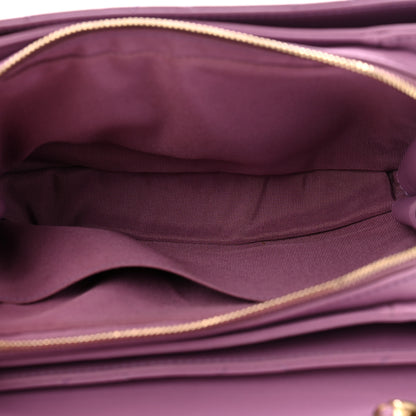 Chanel Lambskin Sleek And Chic Flap Purple 5 of 13