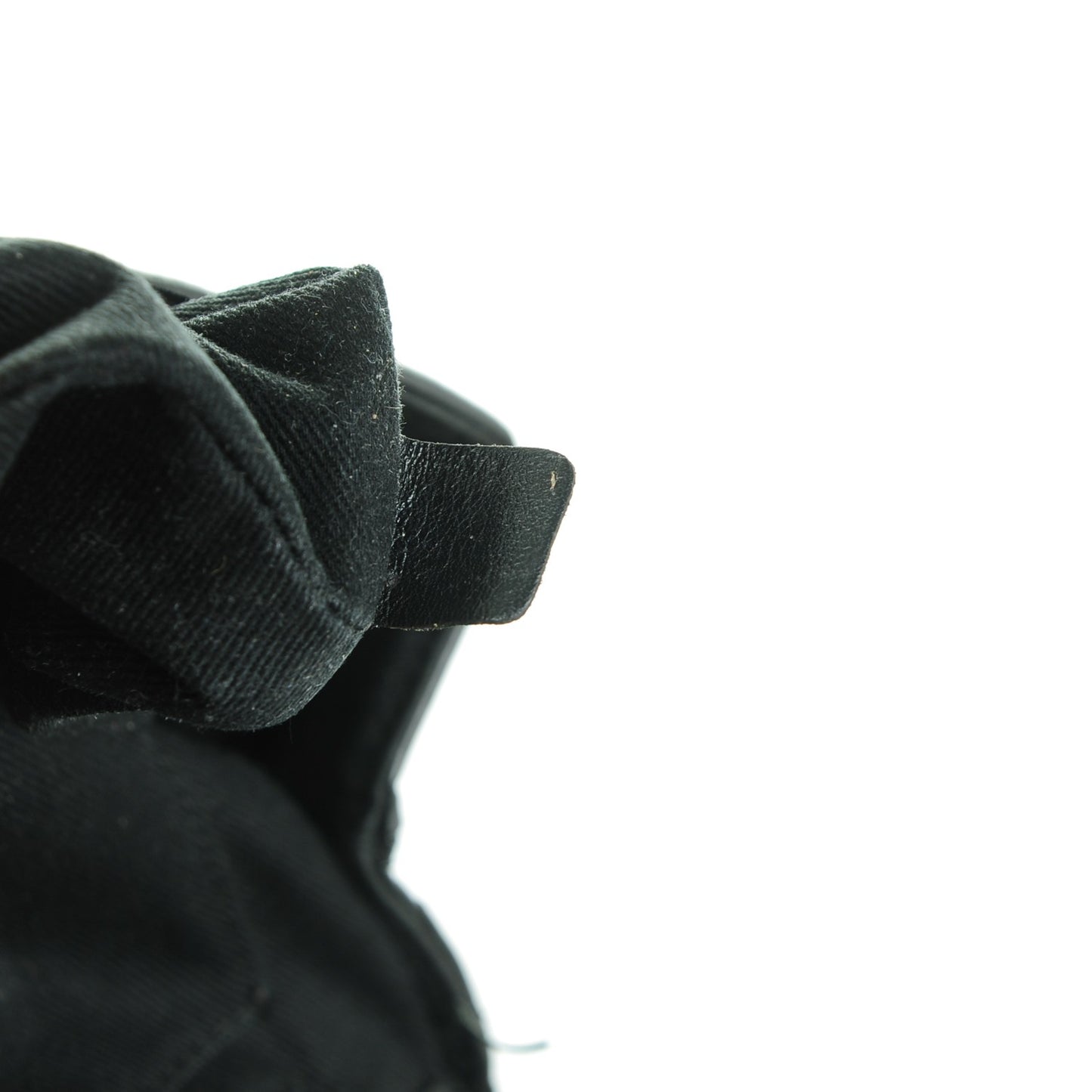 Vinyl Quilted In the Business Flap Bag Black