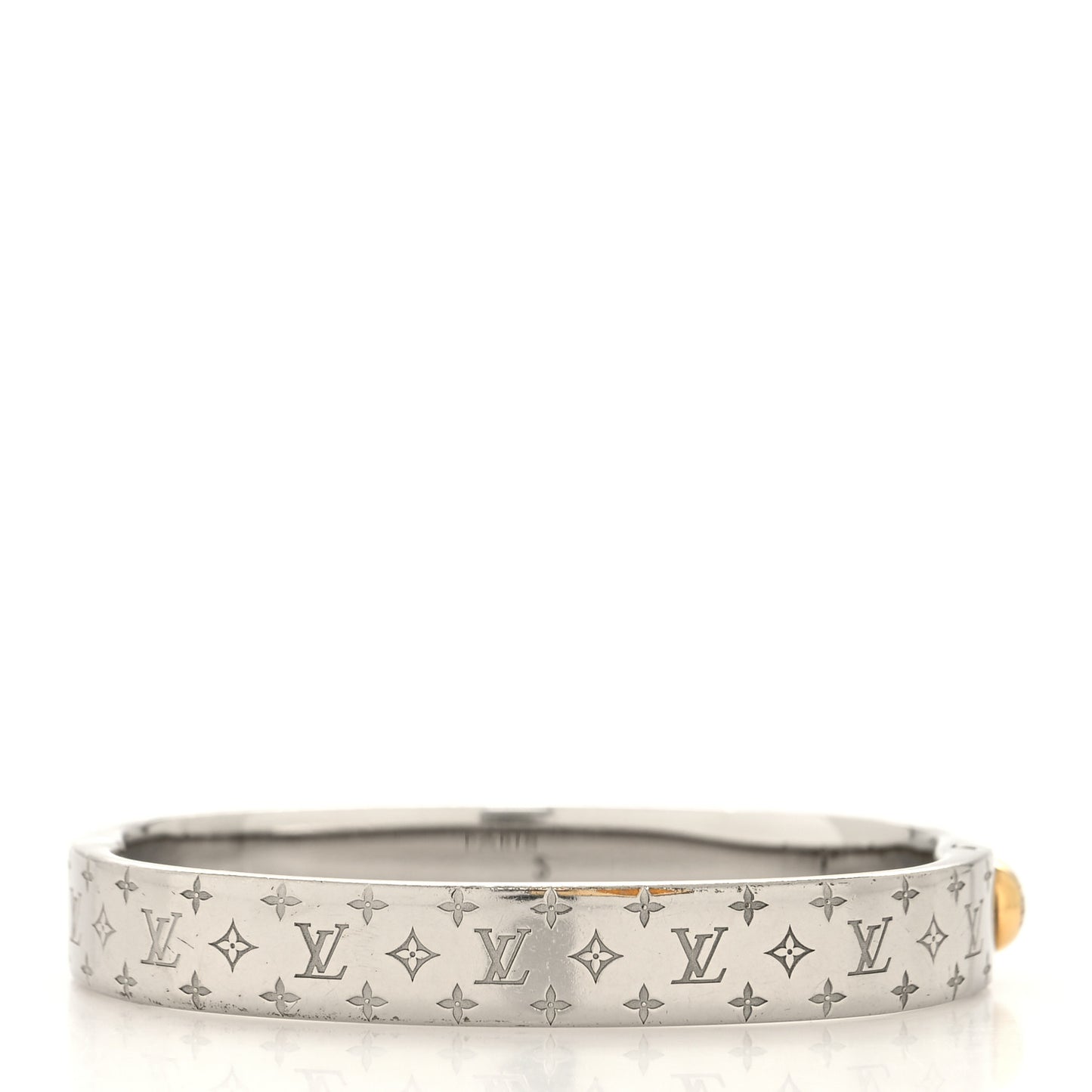 Palladium Monogram Nanogram Cuff S Silver