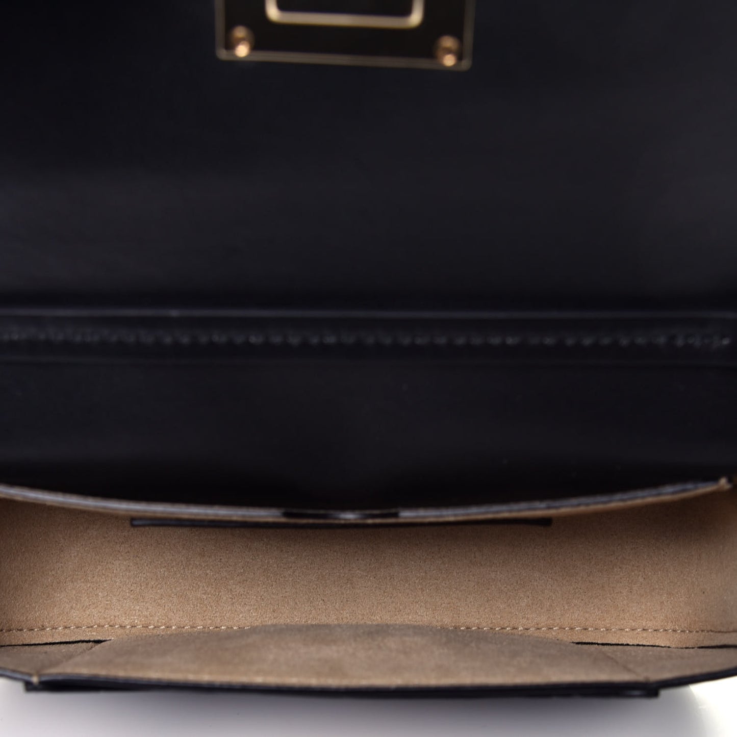 Calfskin Crocodile Embossed GV3 Mini Pocket Convertible Bag Black