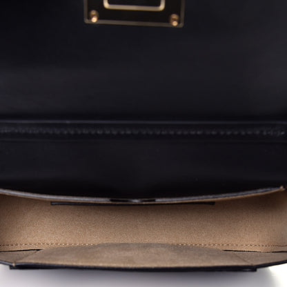 Givenchy Calfskin Crocodile Embossed GV3 Mini Pocket Convertible Bag Black 5 of 8
