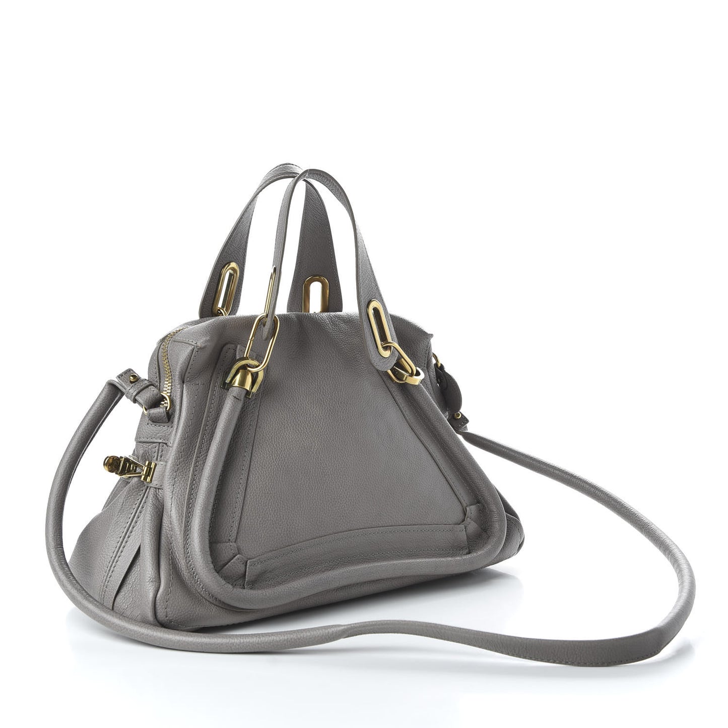 Calfskin Medium Paraty Cashmere Grey