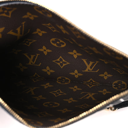 Louis Vuitton Calfskin Neverfull Inside Out MM Pochette Black 5 of 6