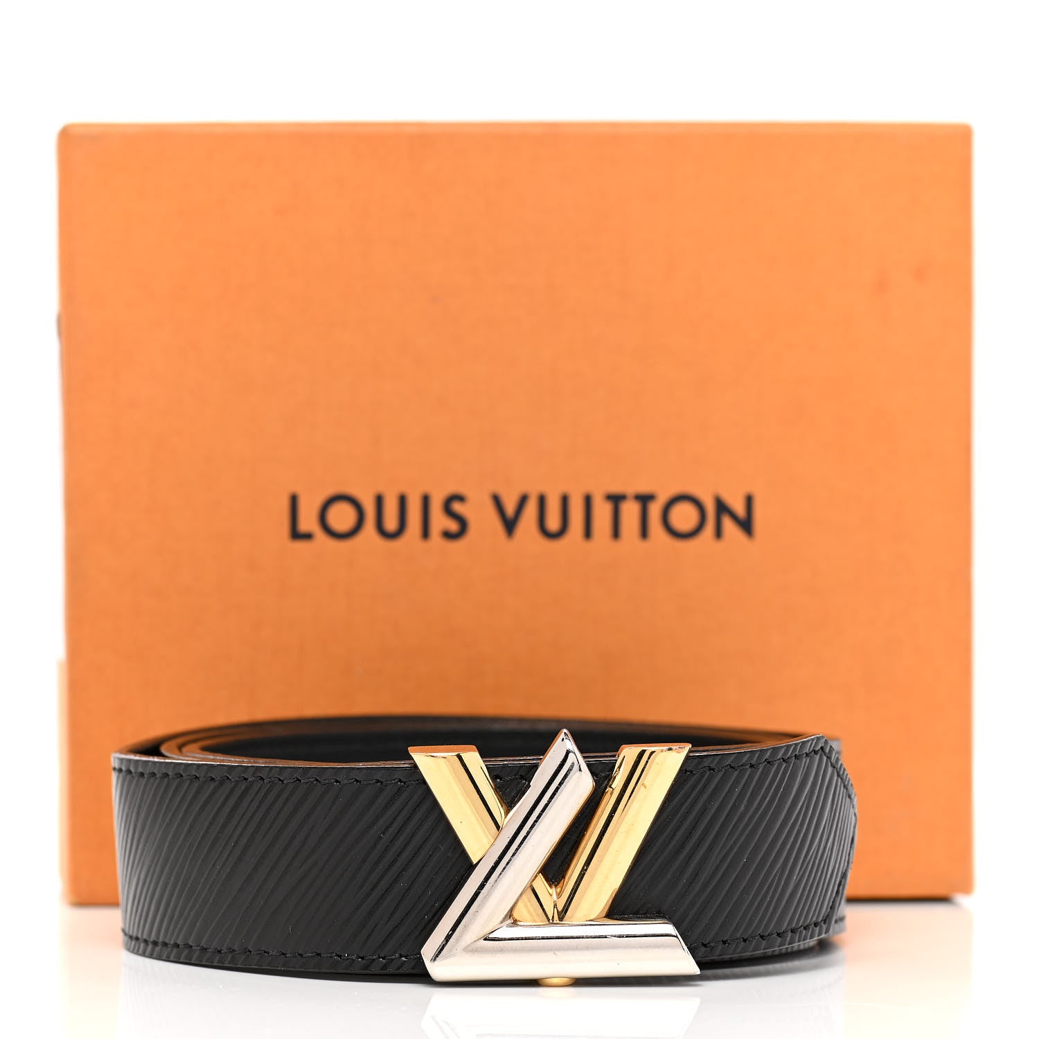 Louis Vuitton Epi 30mm LV Twist Belt 80 32 Black 8 of 8