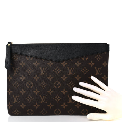 Louis Vuitton Monogram Daily Pouch Black 2 of 8