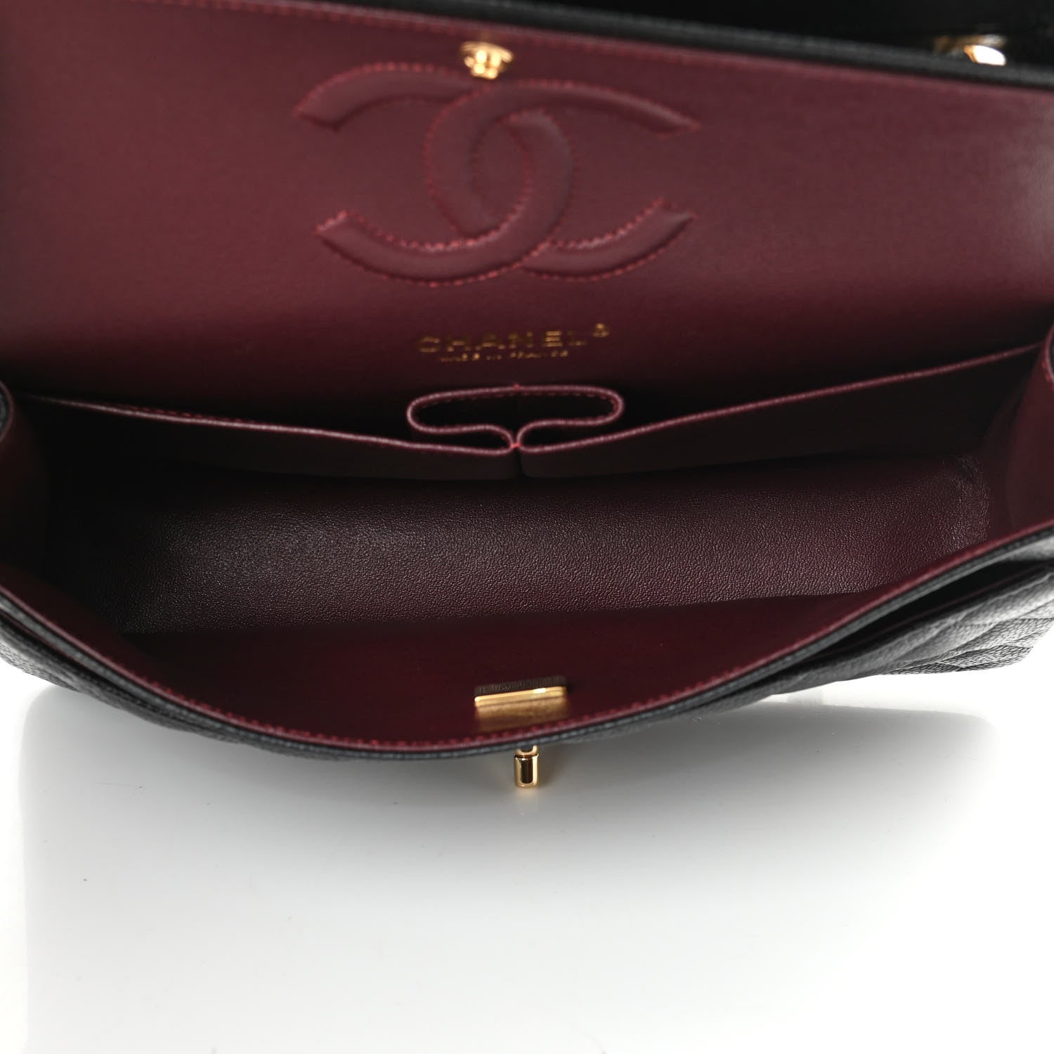 Chanel Caviar Quilted Medium Double Flap Black 5 of 11
