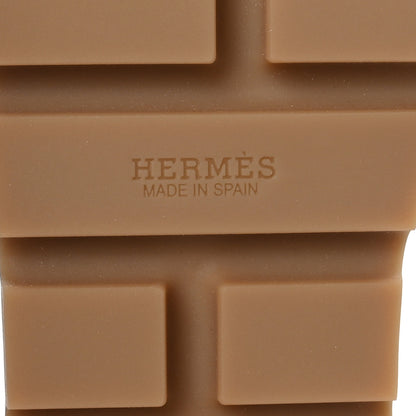 Hermes Calfskin Cork Eze 30 Sandals 39 White 8 of 9