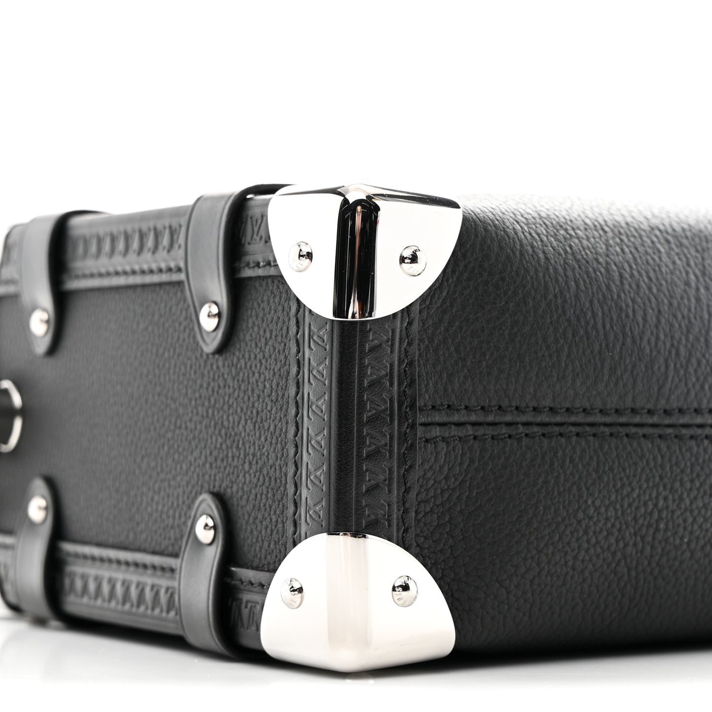 Calfskin Side Trunk MM Black