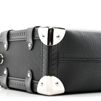 Louis Vuitton Calfskin Side Trunk MM Black 8 of 10