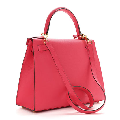 Hermes Epsom Kelly Sellier 28 Rose Extreme 3 of 14