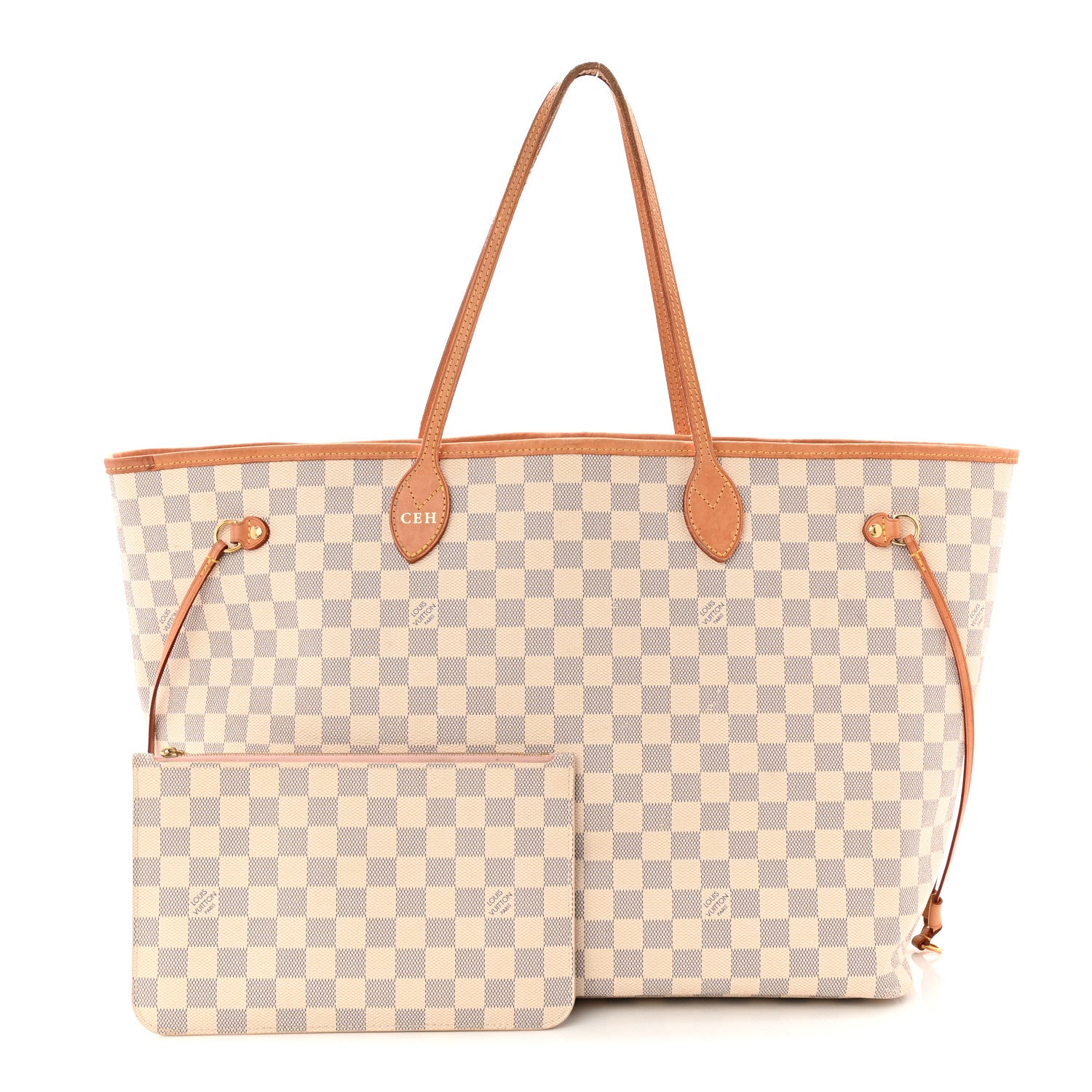 Louis Vuitton Damier Azur Neo Neverfull GM Rose Ballerine 3 of 10