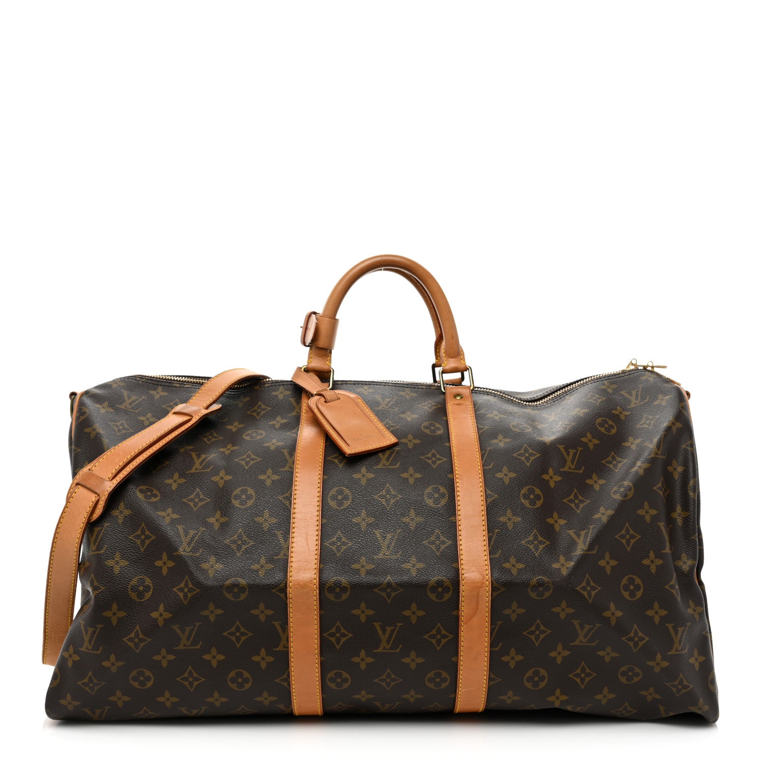 Louis Vuitton Monogram Keepall Bandouliere 55 1 of 21