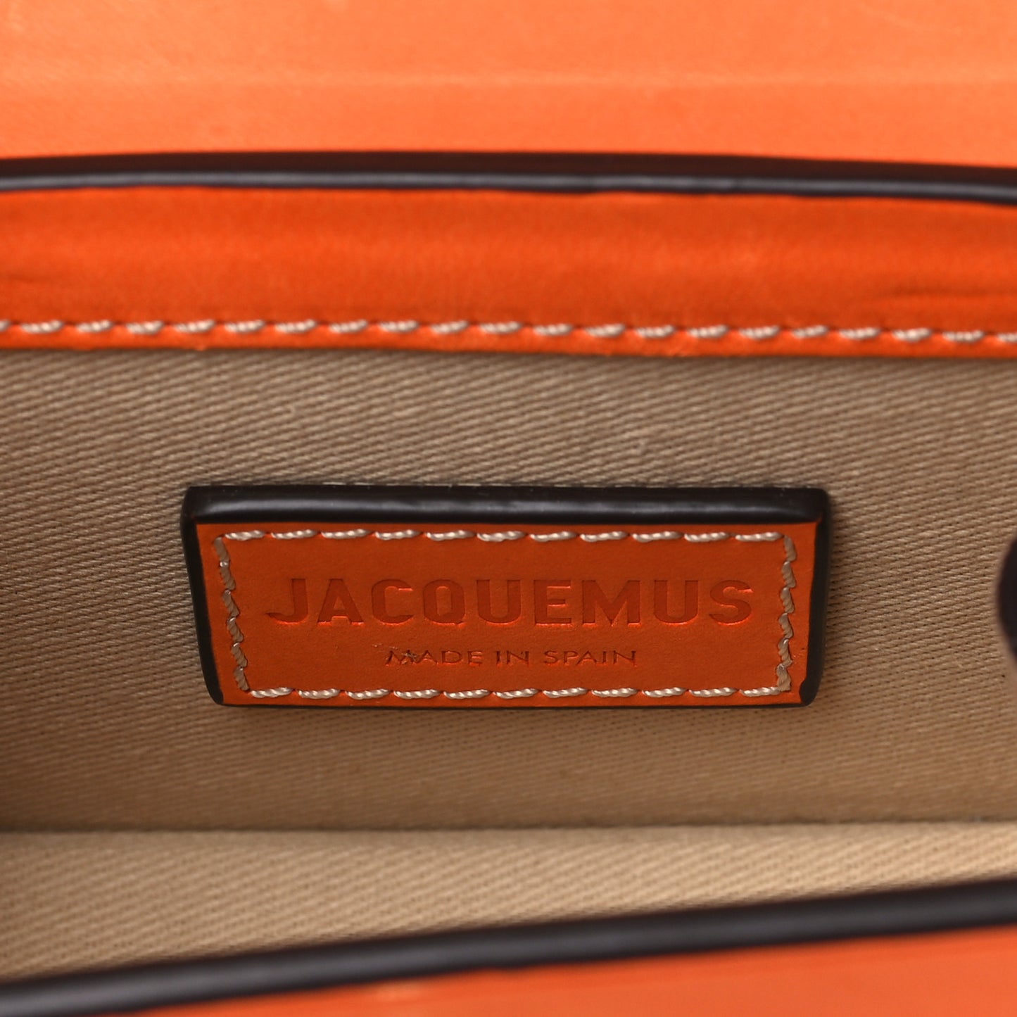 Smooth Calfskin Le Chiquito Orange