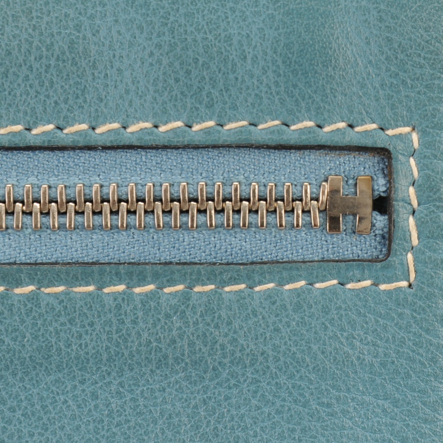 Hermes Swift Zip Zap Bi-Fold Wallet Blue Jean 9 of 9