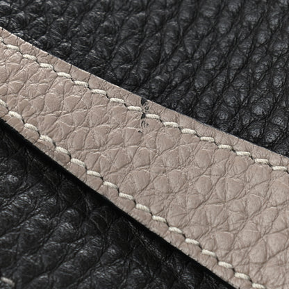 Hermes Taurillon Clemence Bi-Color Lindy 30 Graphite Gris Tourterelle 8 of 10