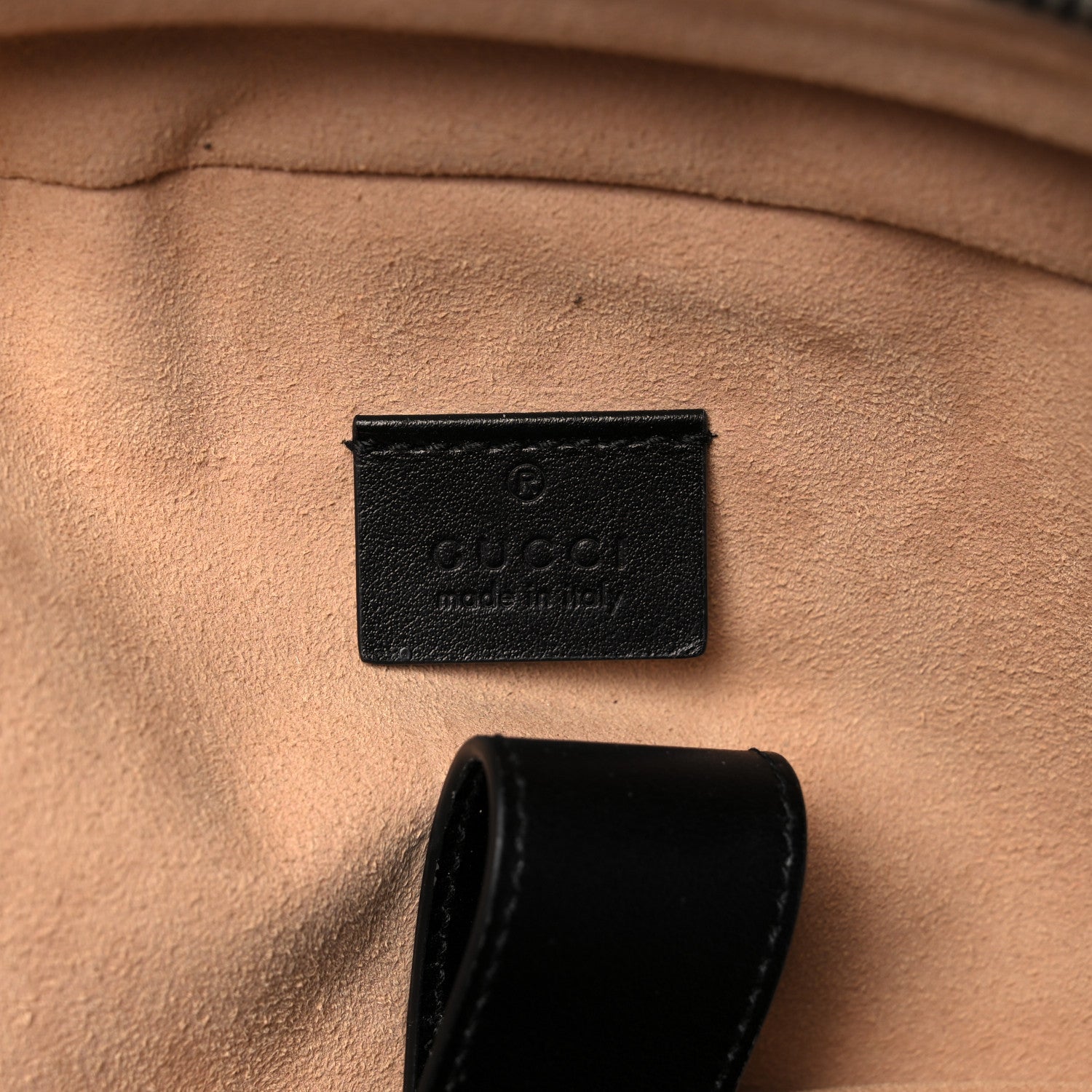 Gucci Calfskin Matelasse GG Marmont Day Backpack Black 6 of 13