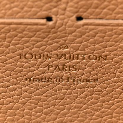 Louis Vuitton Empreinte Monogram Giant Clemence Wallet Arizona Creme 6 of 6