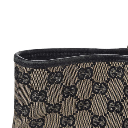 Gucci Monogram Large Bucket Tote Black 13 of 16