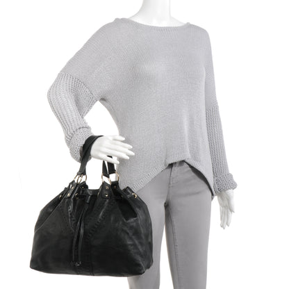 Saint Laurent Leather Reversible Double Sac Y Tote Black Bronze 2 of 10